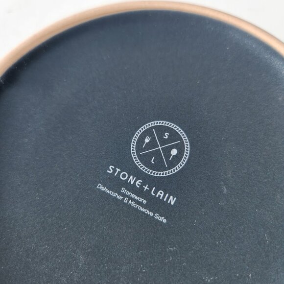 NEW Stone Lain Stoneware Round Bowl Dinnerware Gray Replacement Matte Minimalist - Picture 7 of 12